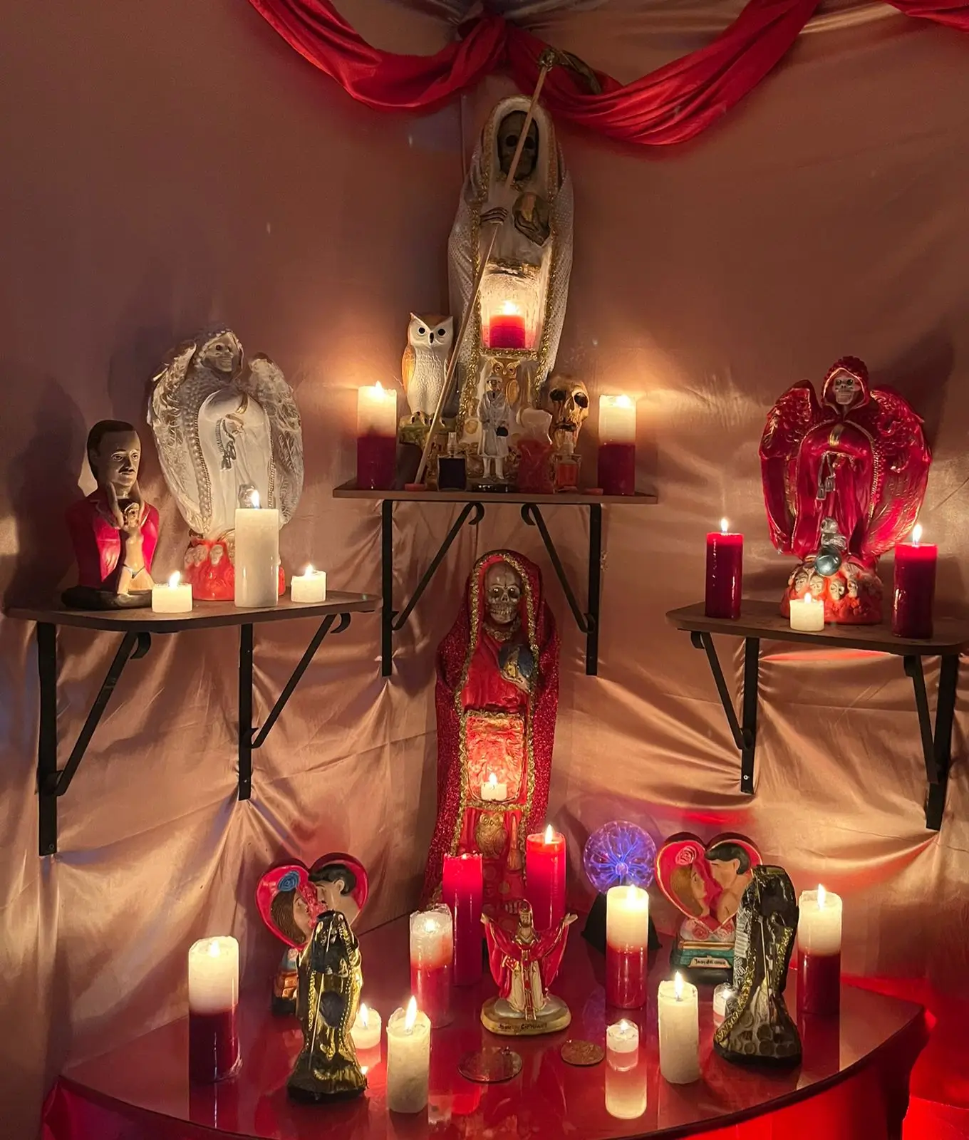 Altar de amor rojo